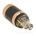 Power Plugs with High-quality, Gold-plated and Mirror-polished Surface, Anti-interference Shell